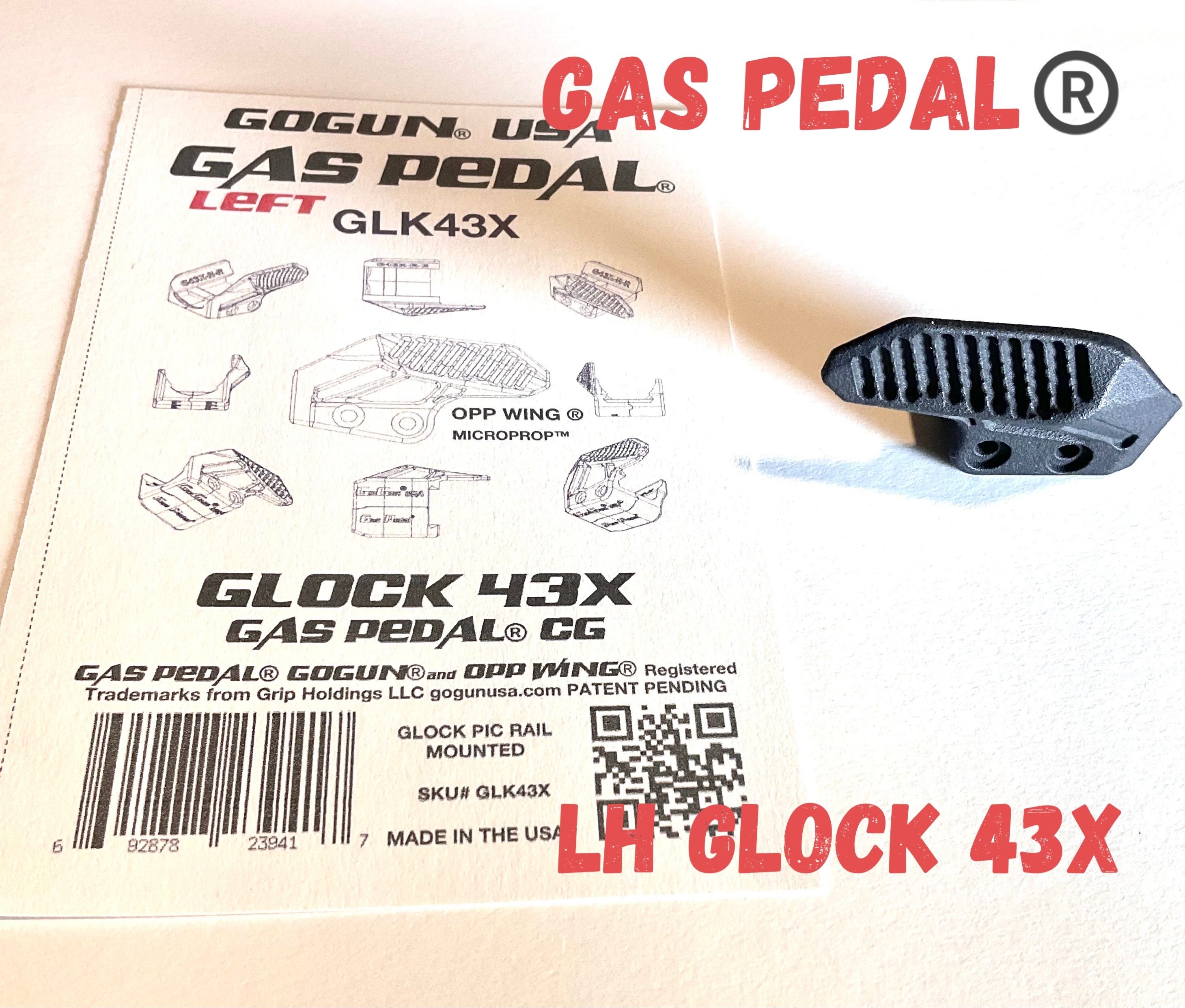 Gas Pedal Glock 43x