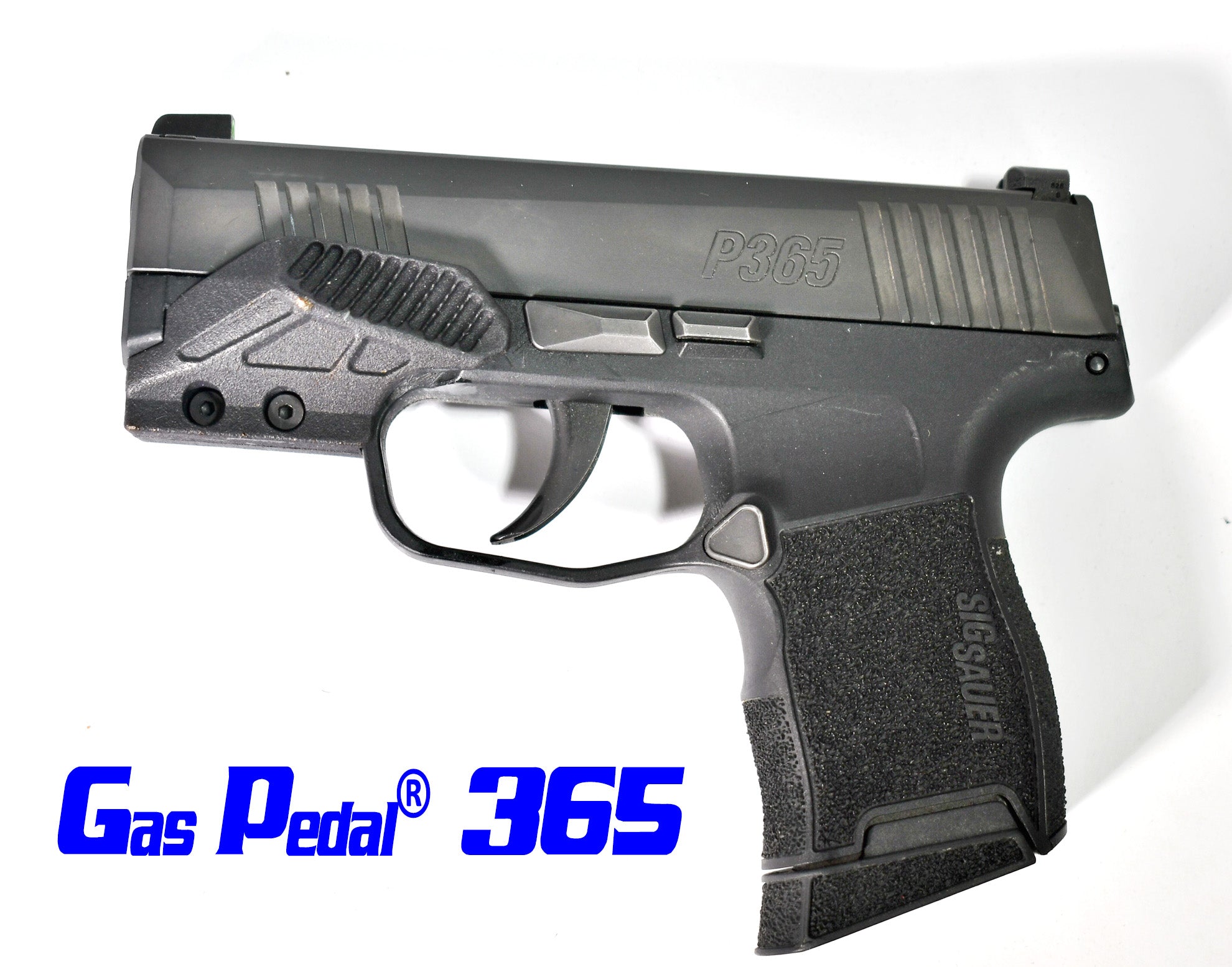 Gas Pedal® 365 for Sig P365 mounted on Gun