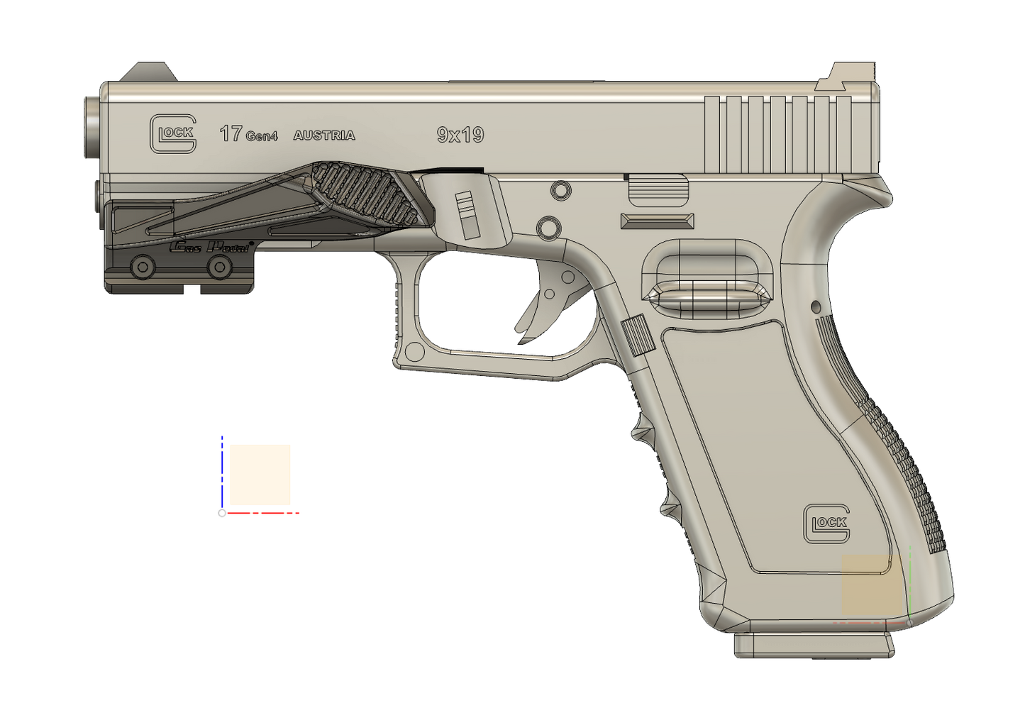 Glock 17, Glock 22 / UNIVERSAL FIT #1 (SEE APPLICATION  LIST)