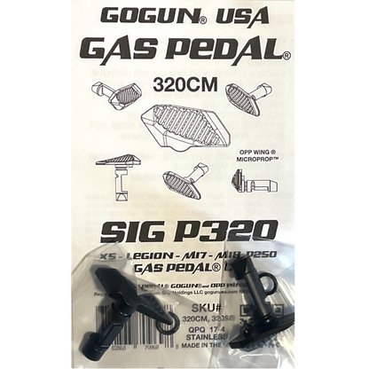 Gas Pedal® CG for SIG P320  X5, X10, M17, M18, AXG, P250