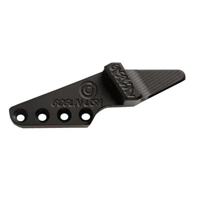 GasPedal® Racer Cut Thumb Assist Aluminum Machine Finish (sku 112)