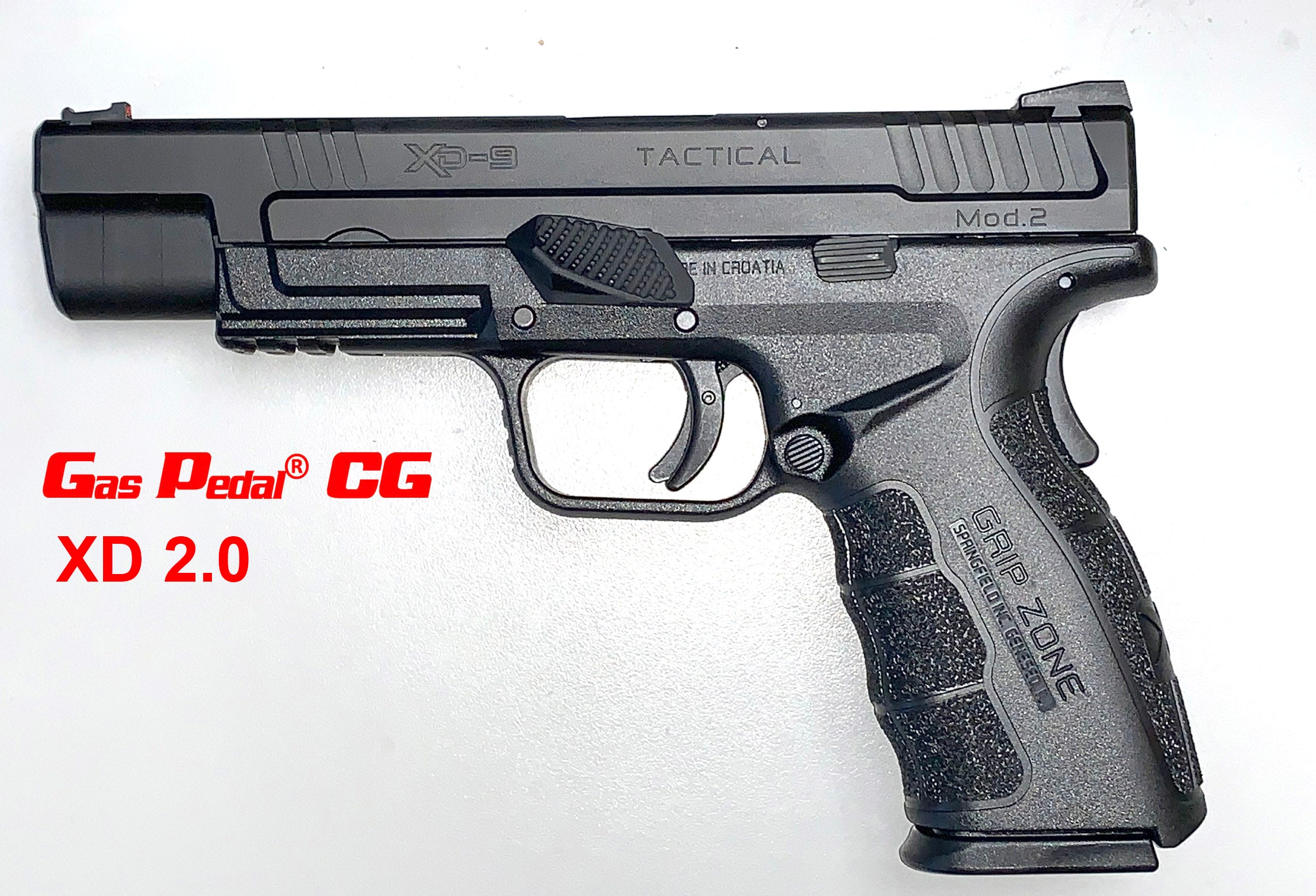 Gas Pedal ® on Springfield XD .2, XD-9