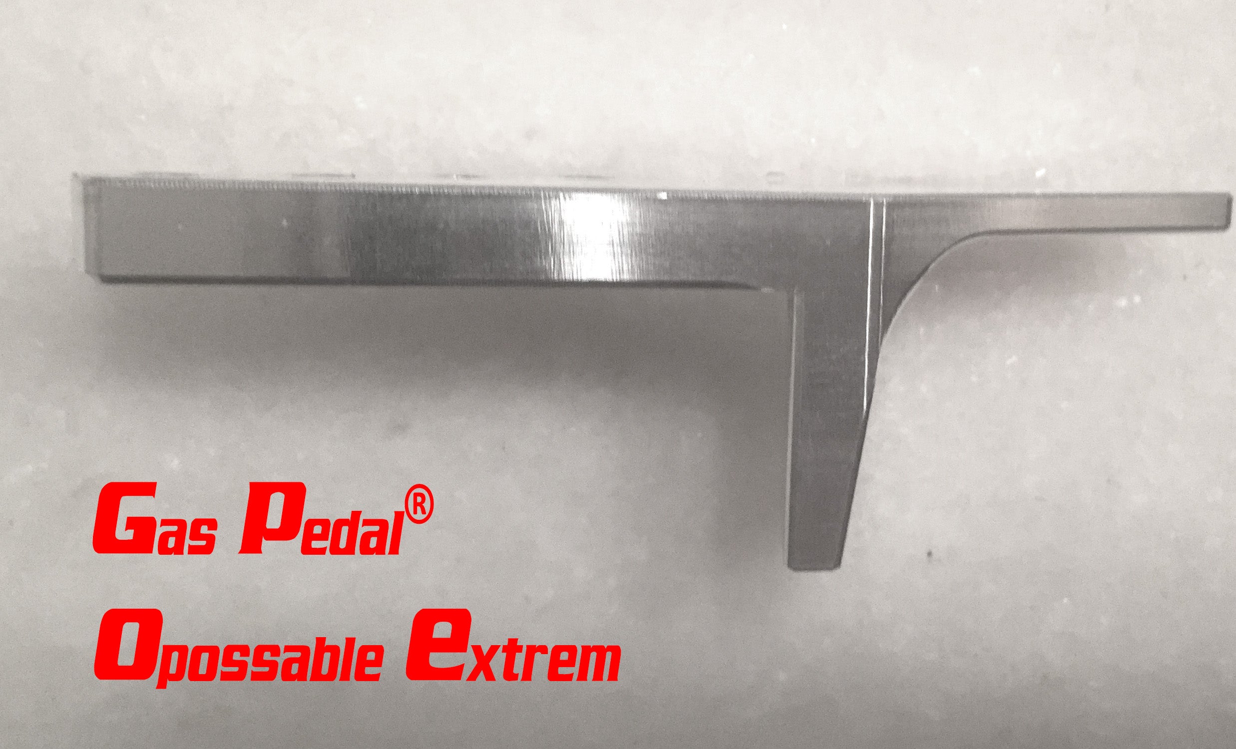 Gas Pedal Opposable Extreme top view