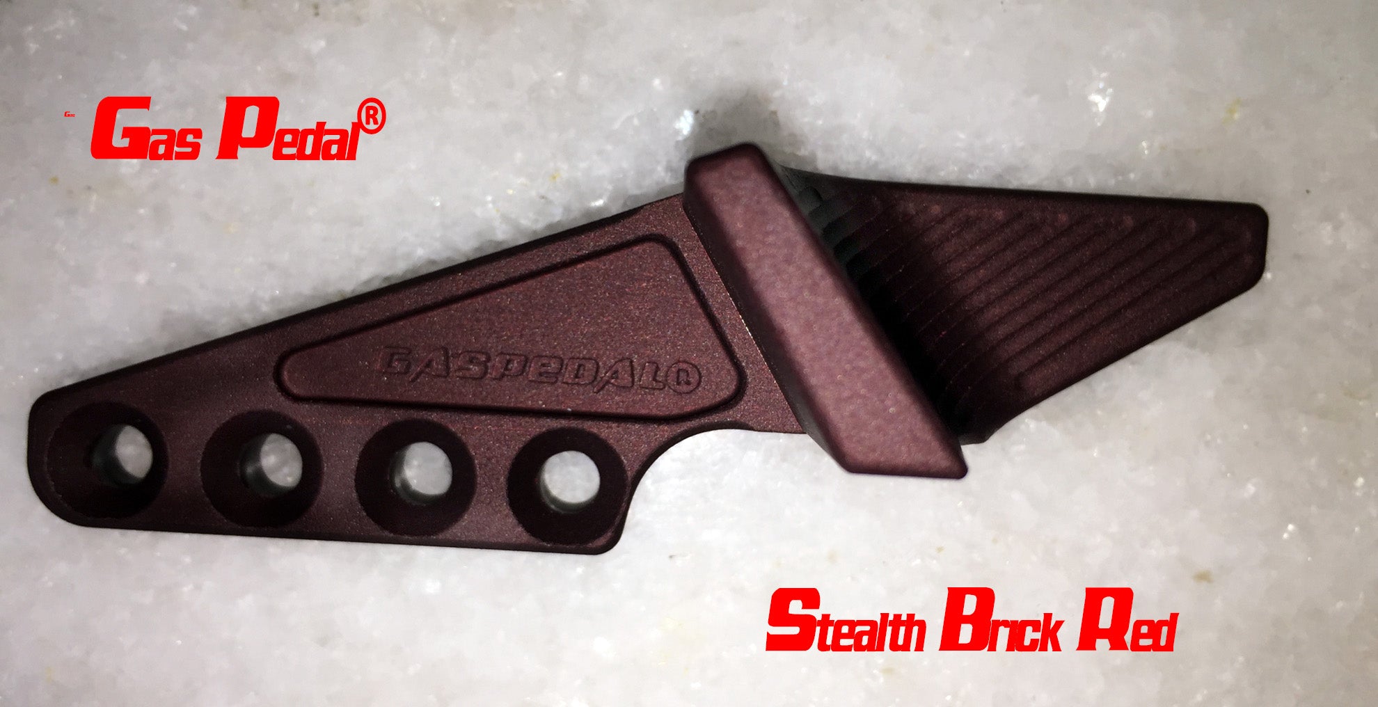 Stealth Brick Red Gas Pedal