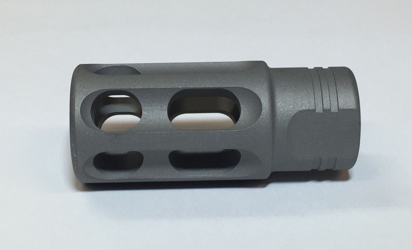 .223 No Talon Muzzle Brake Stealth Gray Titanium