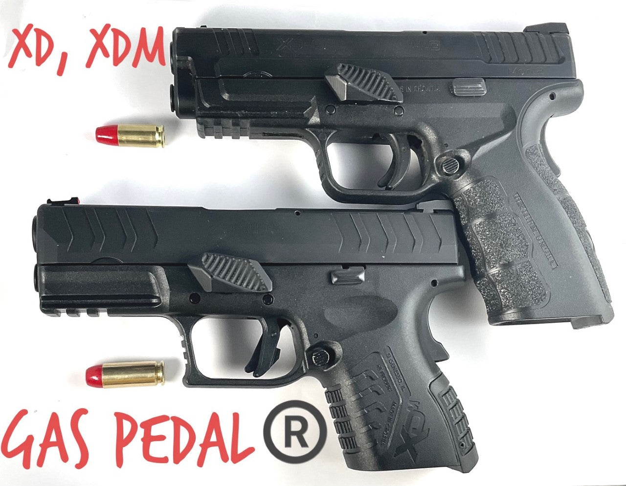 Gas Pedal ® CGSpringfield XD and XDM, 9mm, 10mm